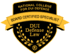 Board Certified Specialist DUI Defense Law
